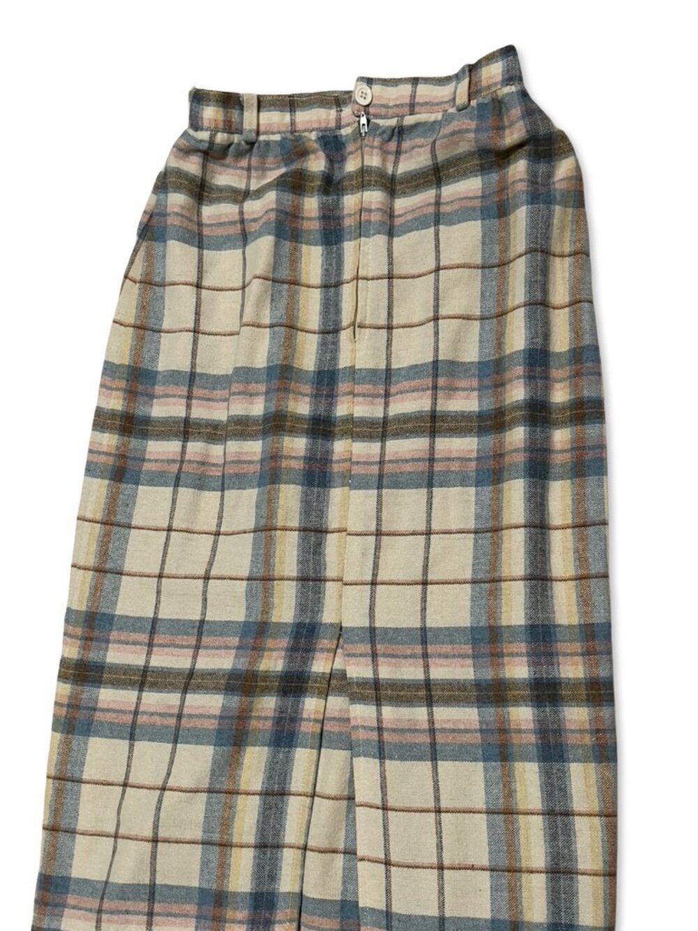Baby Blue and Pink Stripe Pencil Skirt